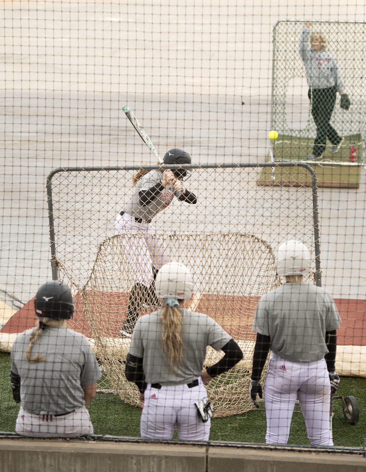 Nebraska softball practice